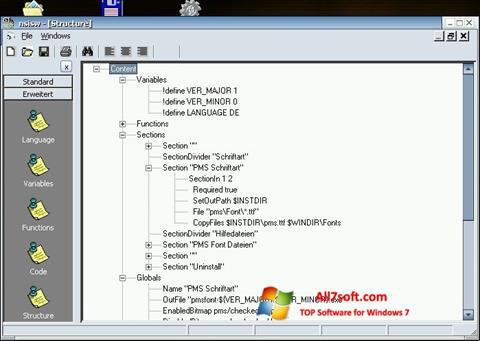 Posnetek zaslona NSIS Windows 7