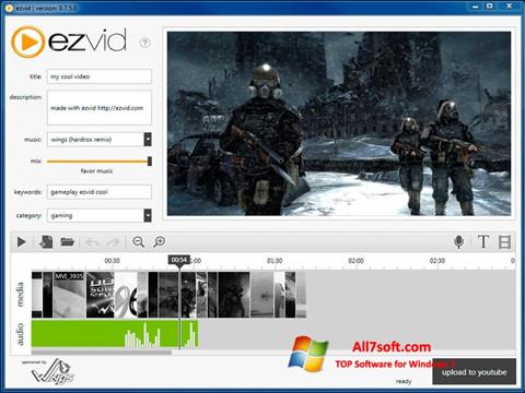 Posnetek zaslona Ezvid Windows 7