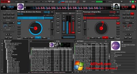 Posnetek zaslona Virtual DJ Windows 7