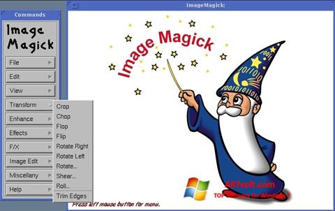 Posnetek zaslona ImageMagick Windows 7