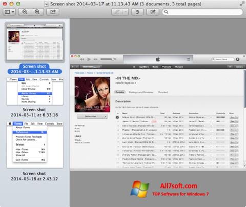 Posnetek zaslona PDF Combine Windows 7