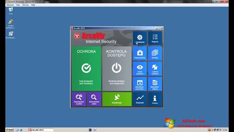 Posnetek zaslona ArcaVir Windows 7