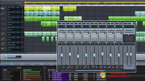 Posnetek zaslona MAGIX Music Maker Windows 7