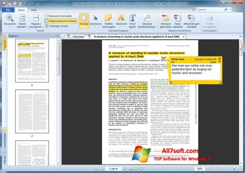 Posnetek zaslona Nitro PDF Reader Windows 7