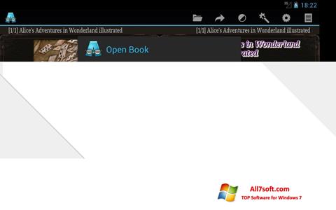 Posnetek zaslona AlReader Windows 7
