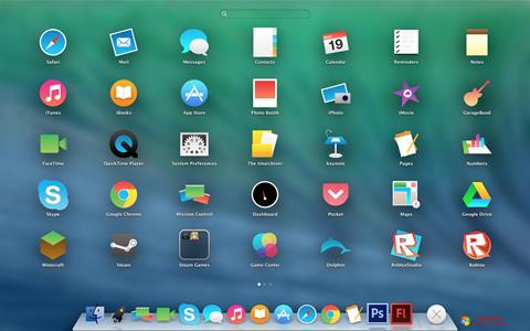 Posnetek zaslona OS X Flat IconPack Installer Windows 7