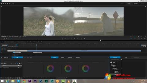Posnetek zaslona Adobe SpeedGrade Windows 7