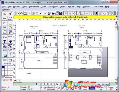 Posnetek zaslona Home Plan Pro Windows 7