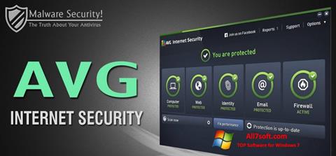 Posnetek zaslona AVG Internet Security Windows 7