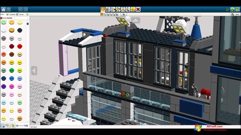 Posnetek zaslona LEGO Digital Designer Windows 7