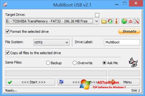 Posnetek zaslona Multi Boot USB Windows 7