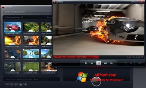 Posnetek zaslona Action! Windows 7