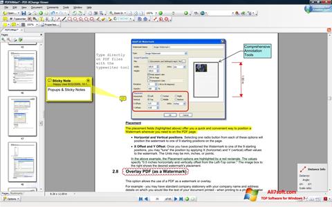 Posnetek zaslona PDF-XChange Viewer Windows 7