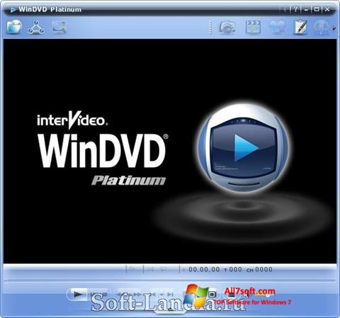 Posnetek zaslona WinDVD Windows 7