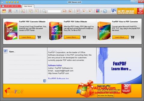 Posnetek zaslona VSD Viewer Windows 7