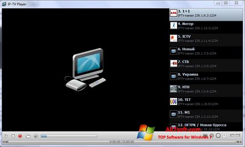 Posnetek zaslona IP-TV Player Windows 7