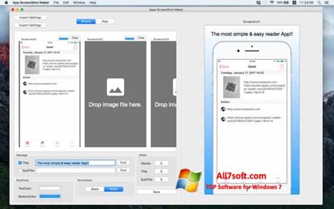 Posnetek zaslona ScreenshotMaker Windows 7