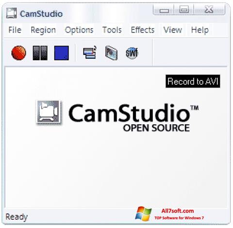 Posnetek zaslona CamStudio Windows 7