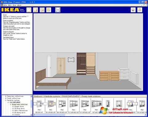 Posnetek zaslona IKEA Home Planner Windows 7