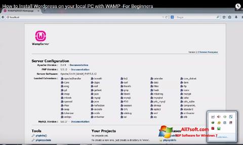 Posnetek zaslona WampServer Windows 7