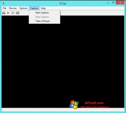 Posnetek zaslona ECap Windows 7