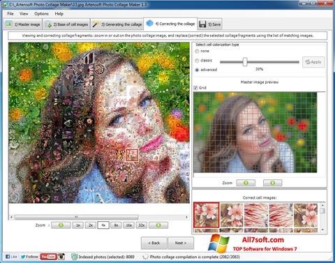 Posnetek zaslona Photo Collage Maker Windows 7