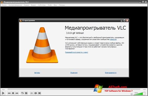 Posnetek zaslona VLC Media Player Windows 7