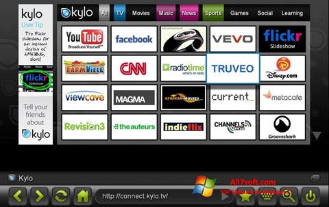 Posnetek zaslona Kylo Windows 7