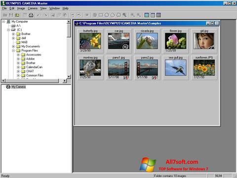 Posnetek zaslona Olympus Master Windows 7