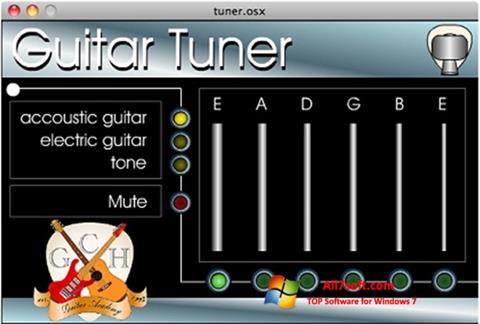 Posnetek zaslona Guitar Tuner Windows 7
