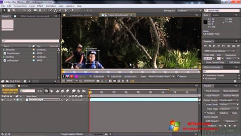 Posnetek zaslona Adobe After Effects CC Windows 7