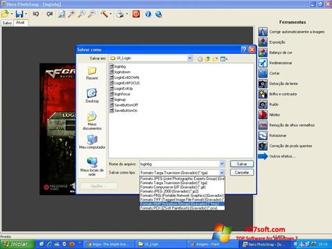 Posnetek zaslona Nero PhotoSnap Windows 7