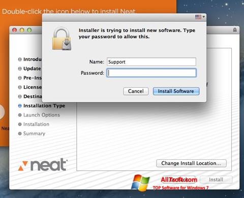 Posnetek zaslona Neat Image Windows 7