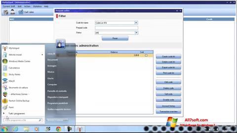 Posnetek zaslona MyHotspot Windows 7