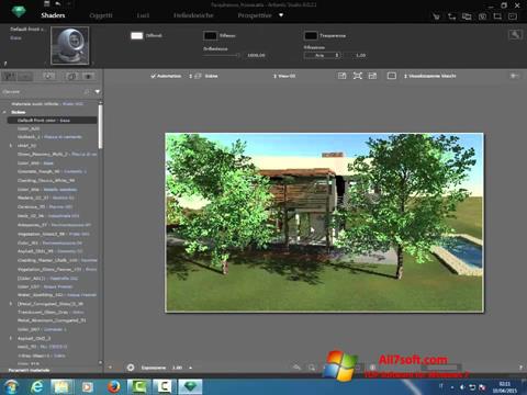 Posnetek zaslona Artlantis Studio Windows 7