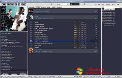 Posnetek zaslona Foobar2000 Windows 7