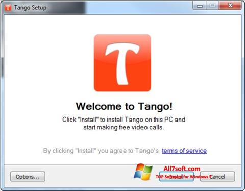 Posnetek zaslona Tango Windows 7