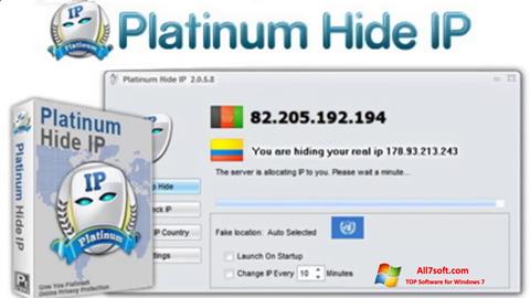 Posnetek zaslona Hide IP Platinum Windows 7