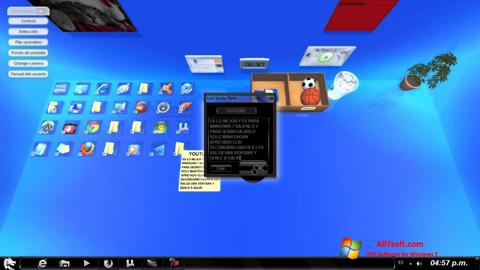 Posnetek zaslona Real Desktop Windows 7