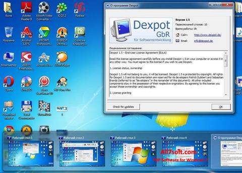 Posnetek zaslona Dexpot Windows 7