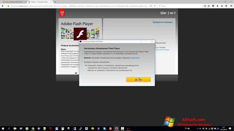 Posnetek zaslona Flash Media Player Windows 7