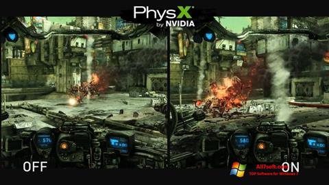 Posnetek zaslona NVIDIA PhysX Windows 7