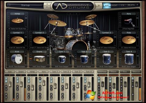 Posnetek zaslona Addictive Drums Windows 7