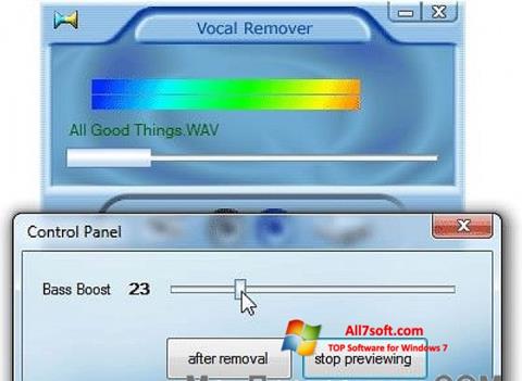 Posnetek zaslona Yogen Vocal Remover Windows 7