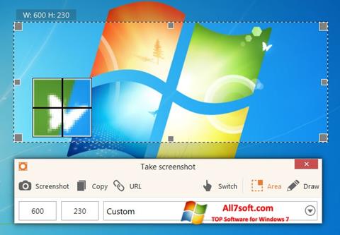 Posnetek zaslona ScreenShot Windows 7