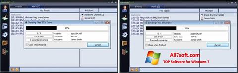 Posnetek zaslona CommFort Windows 7