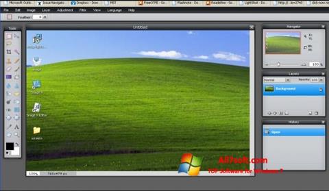 Posnetek zaslona LightShot Windows 7