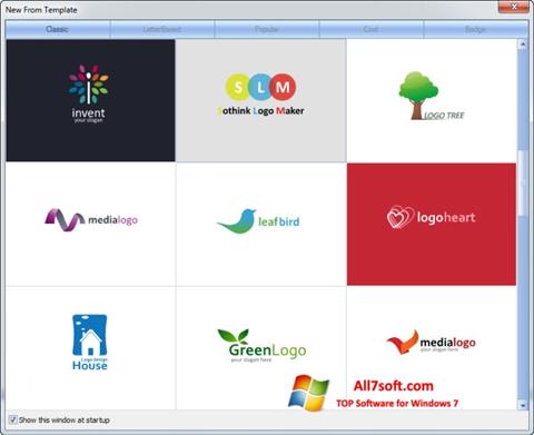 Posnetek zaslona Sothink Logo Maker Windows 7