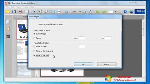 Posnetek zaslona PDF Complete Windows 7